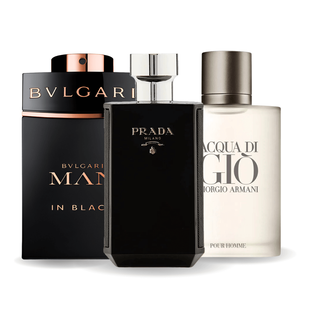 Set di 3 Profumi In black, Acqua di Gio e L'homme intense 100ml